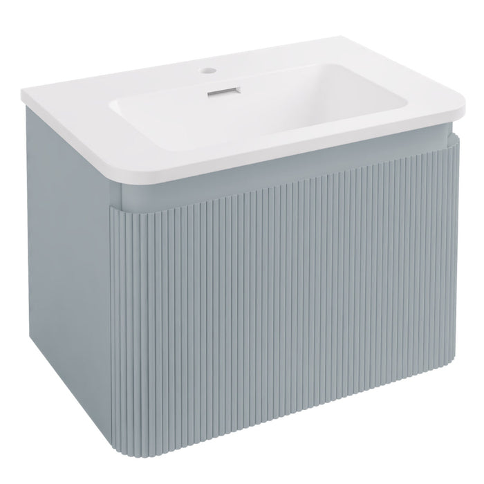 Eastbrook Belice 2 Drawer Fluted Wall Hung Vanity Unit