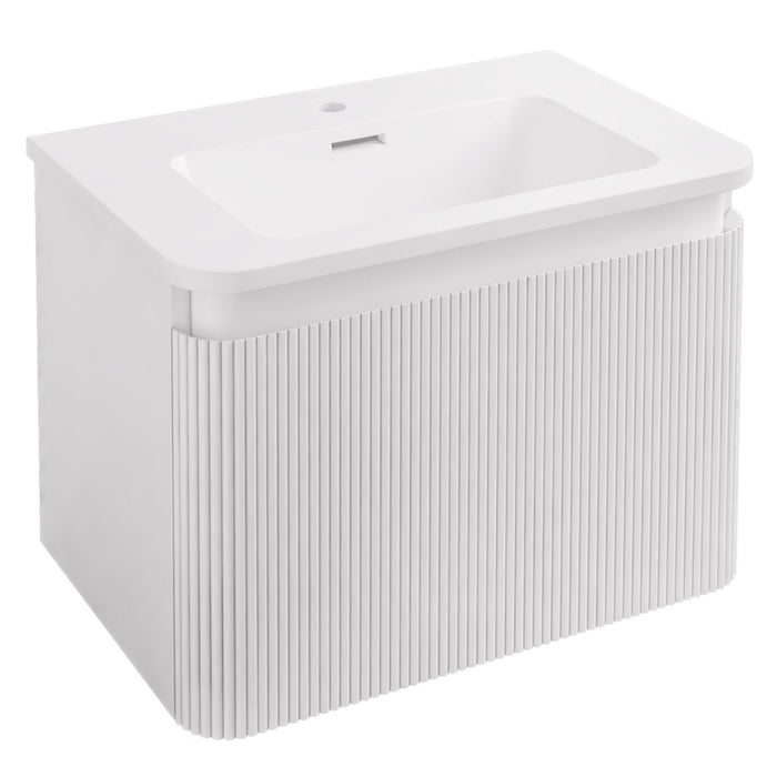 Eastbrook Belice 2 Drawer Fluted Wall Hung Vanity Unit