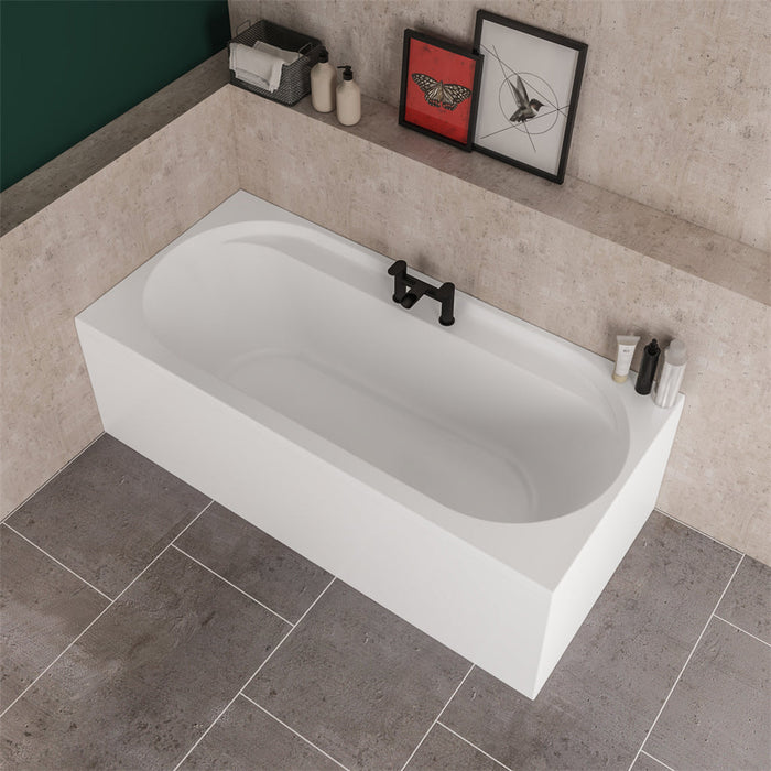Eastbrook Biscay Reef Beauforte Double Ended Bath - White