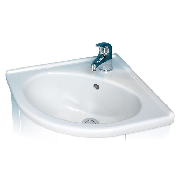 Eastbrook Bonito Wall Hung Corner Basin - 525mm Eide - 1 TH