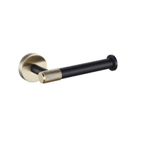 Eastbrook Catania Toilet Roll Holder - Matt Black/Brushed