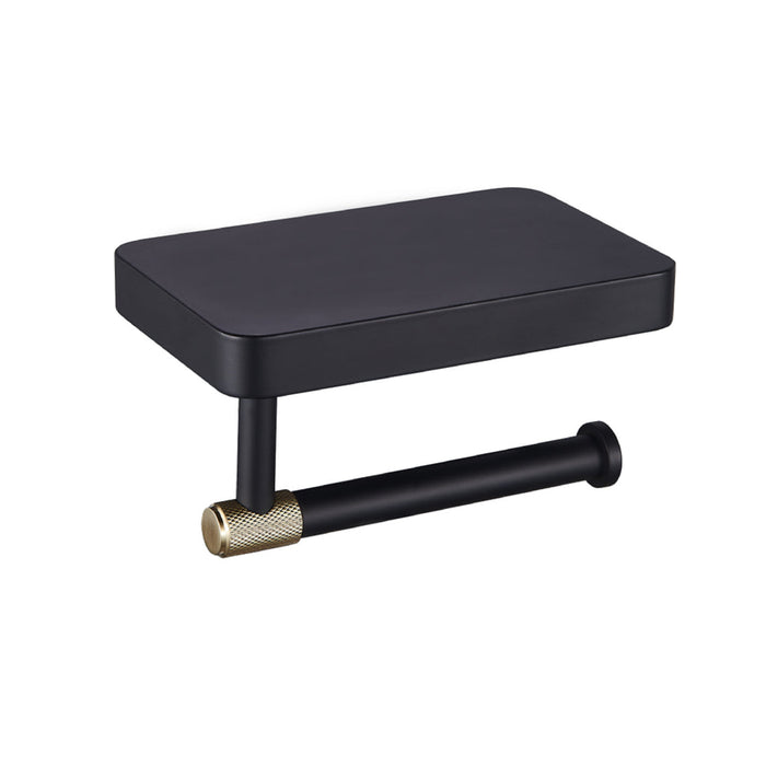 Eastbrook Catania Toilet Roll Holder With Shelf - Matt