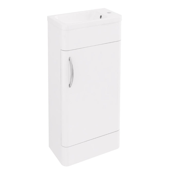 Eastbrook Cavone 1 Door Cloakroom Floorstanding Vanity Unit