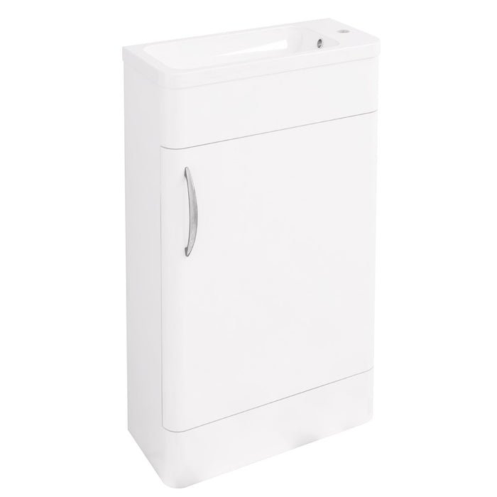 Eastbrook Cavone 1 Door Cloakroom Floorstanding Vanity Unit