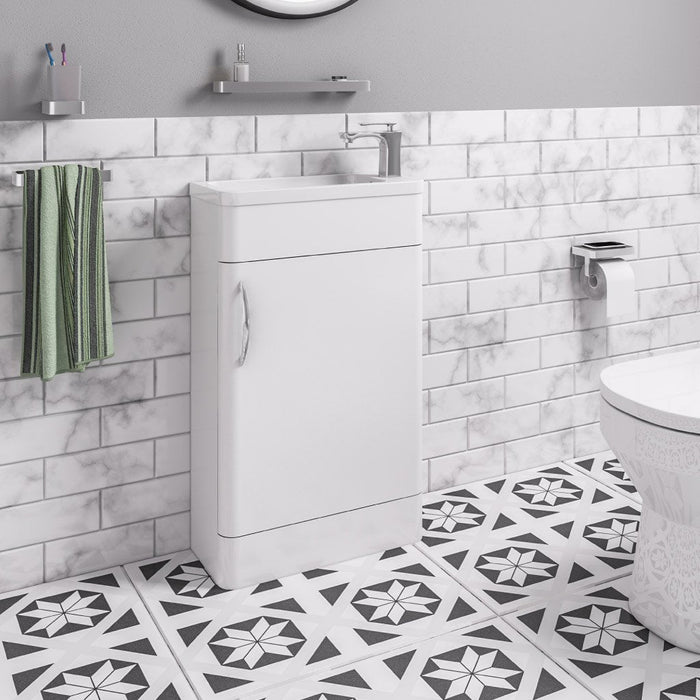 Eastbrook Cavone 1 Door Cloakroom Floorstanding Vanity Unit