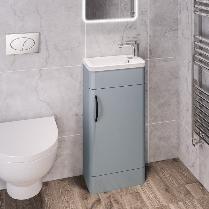 Eastbrook Cavone 1 Door Cloakroom Floorstanding Vanity Unit