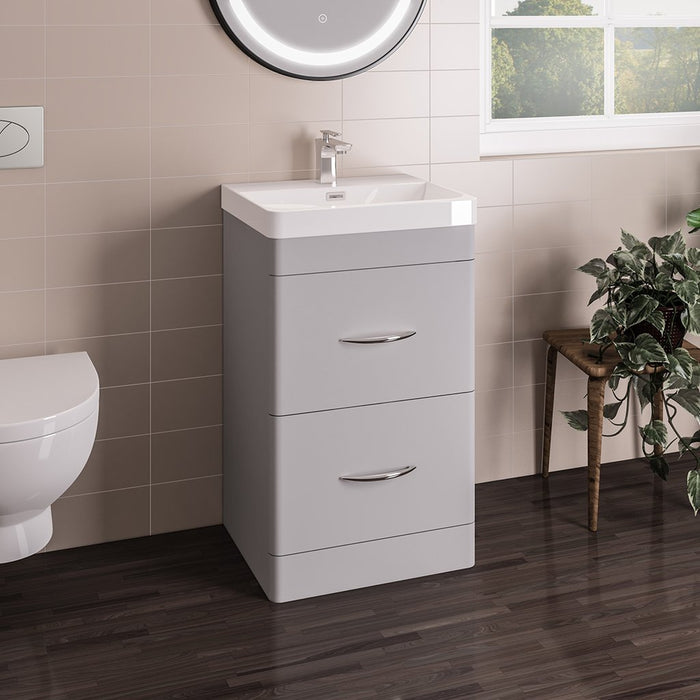 Eastbrook Cavone 2 Drawer Floorstanding Vanity Unit
