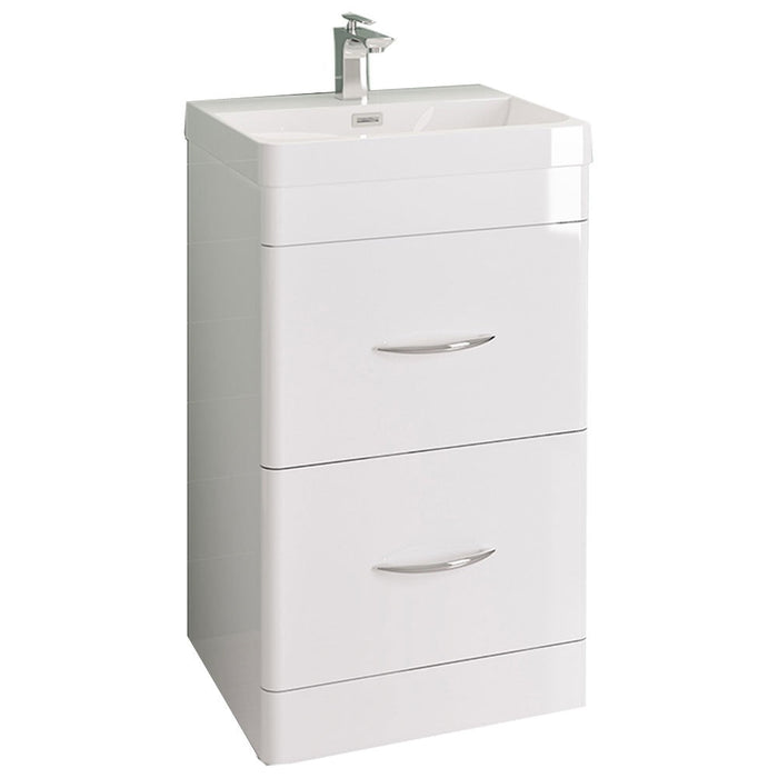 Eastbrook Cavone 2 Drawer Floorstanding Vanity Unit