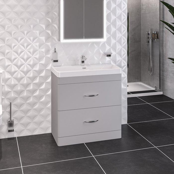 Eastbrook Cavone 2 Drawer Floorstanding Vanity Unit
