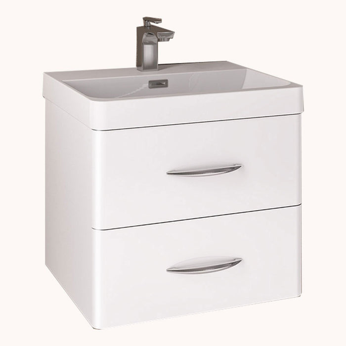 Eastbrook Cavone 2 Drawer Wall Hung Vanity Unit With Basin