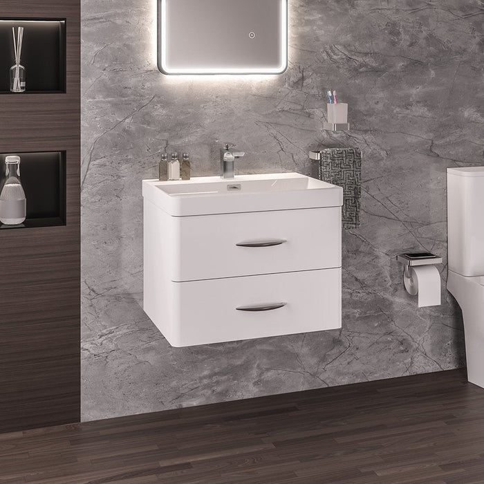 Eastbrook Cavone 2 Drawer Wall Hung Vanity Unit With Basin