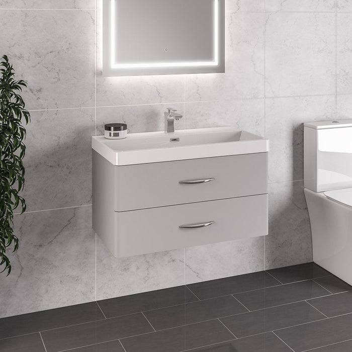 Eastbrook Cavone 2 Drawer Wall Hung Vanity Unit With Basin