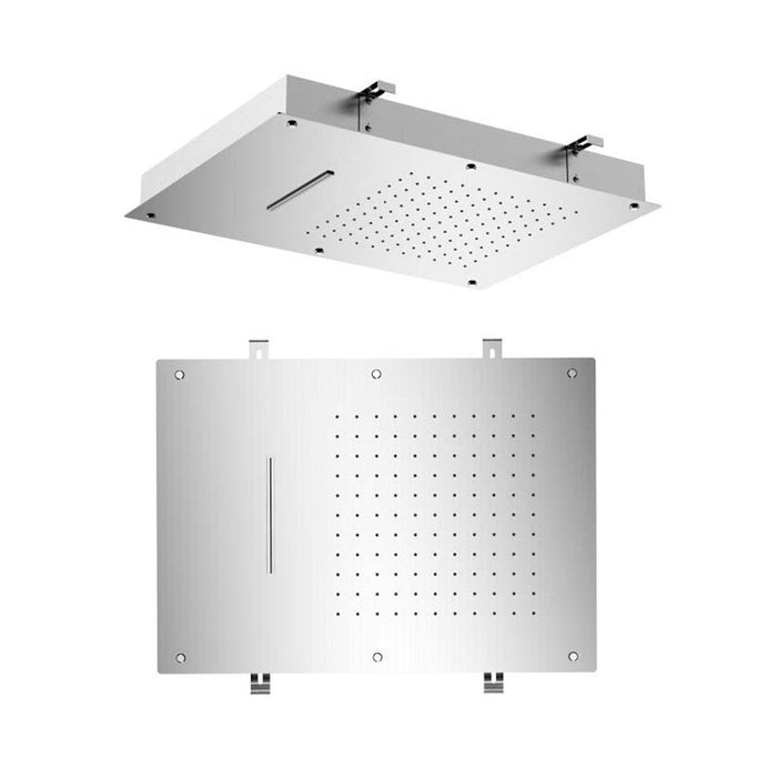 Eastbrook Ceiling Mounted Single Flow Waterfall Shower Head
