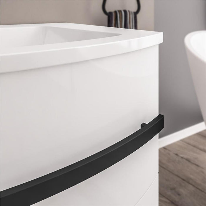 Eastbrook Centa Curved Furniture Handle - Matt Black