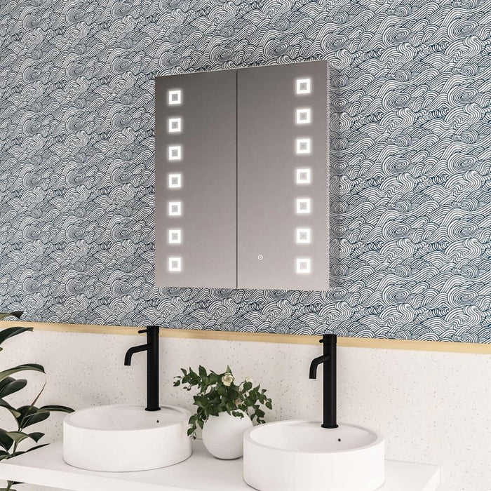 Eastbrook Chiana 2 Door LED Illuminated Mirror Cabinet