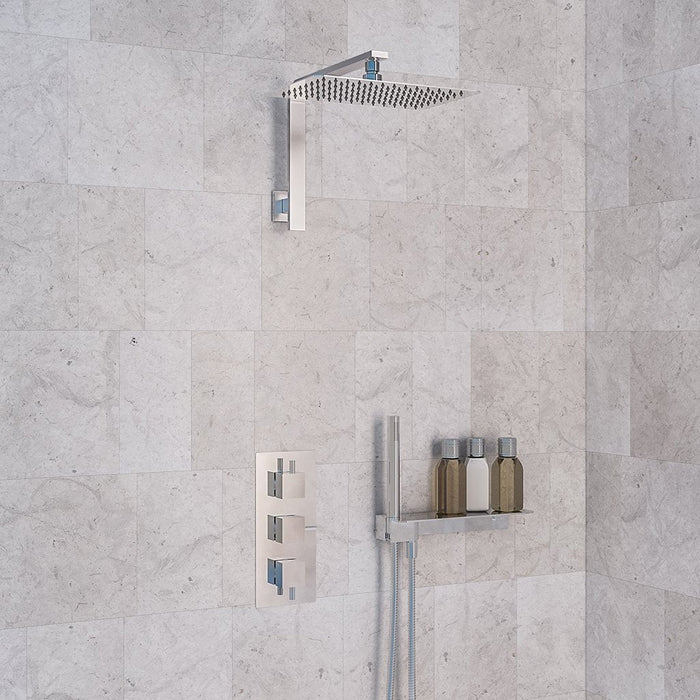 Eastbrook Concealed Shower Valve With Rectangular Shower