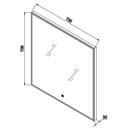 Eastbrook Esk Illuminated Mirror - Illuminated Mirrors