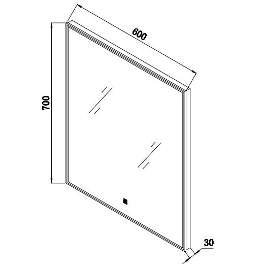 Eastbrook Esk Illuminated Mirror - Illuminated Mirrors
