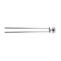 Eastbrook Genoa Double Split Towel Rail - Chrome - Towel