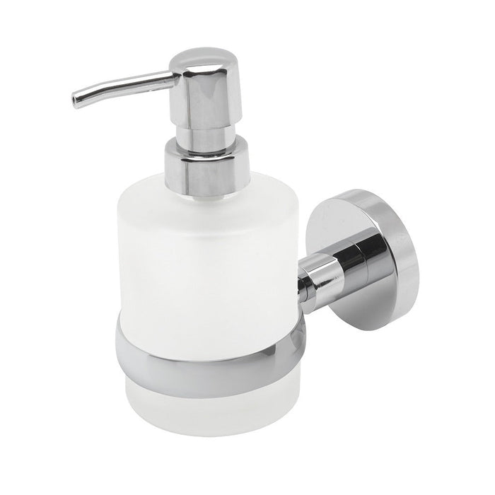 Eastbrook Genoa Glass Soap Dispenser - Chrome - Soap Dishes