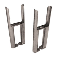 Eastbrook Imperia 3 Column Radiator Feet Pair Bare Metal