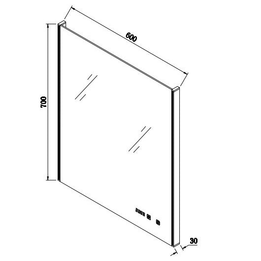 Eastbrook Langton Illuminated Mirror - Illuminated Mirrors