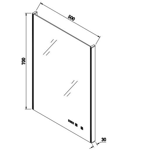 Eastbrook Langton Illuminated Mirror - Illuminated Mirrors