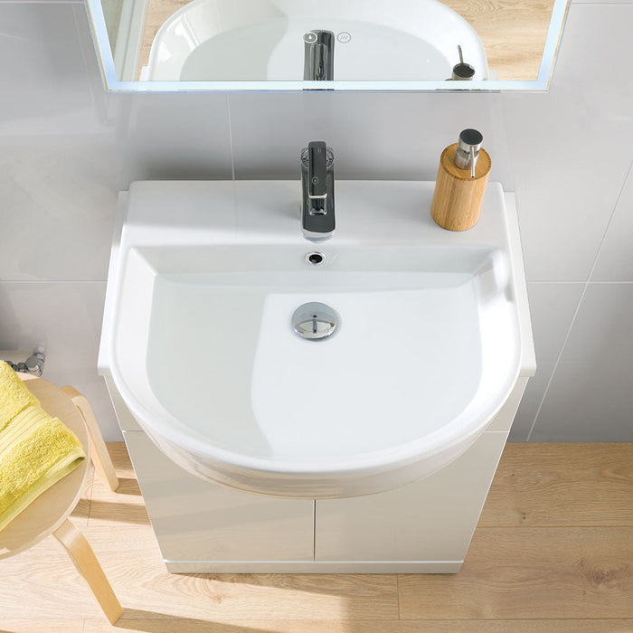 Eastbrook Metro Slim Rim Semi Recessed Basin - 560mm Wide