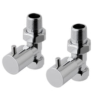 Eastbrook Minimalist Straight Manual Radiator Valves Pair