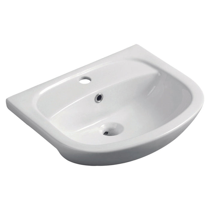 Eastbrook Osterley Semi Recessed Basin - 500mm Wide - 1 TH