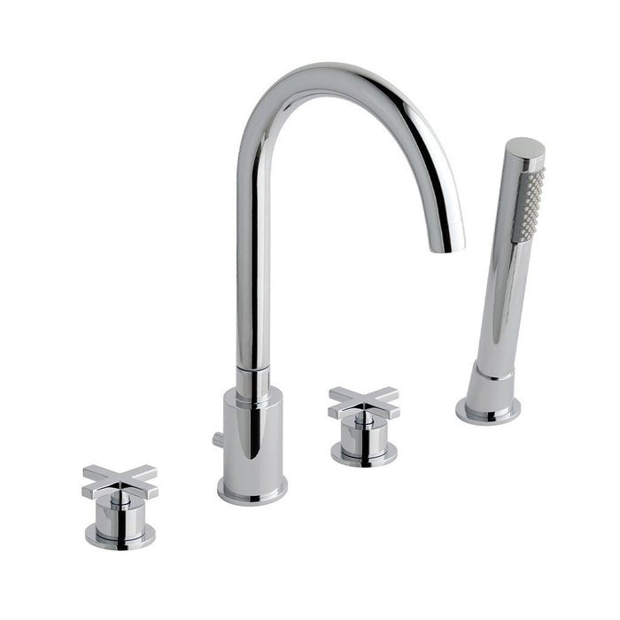 Eastbrook Prado Star 4 Hole Deck Mounted Bath Shower Mixer