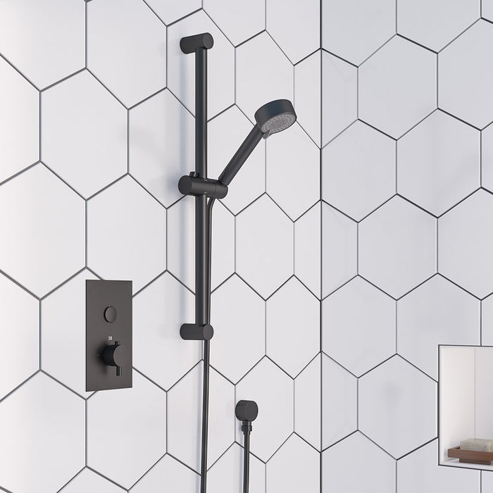 Eastbrook Push Button Concealed Shower Valve With Round