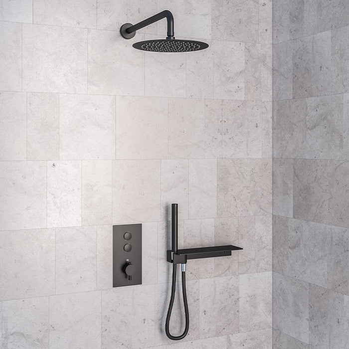 Eastbrook Push Button Concealed Shower Valve With Shower