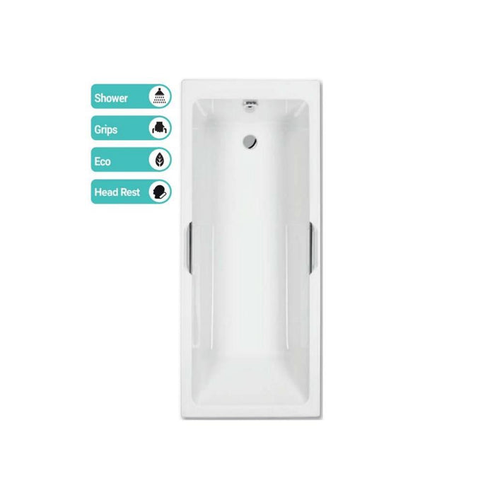 Eastbrook Quantum Integra Eco CN Straight Single Ended Bath