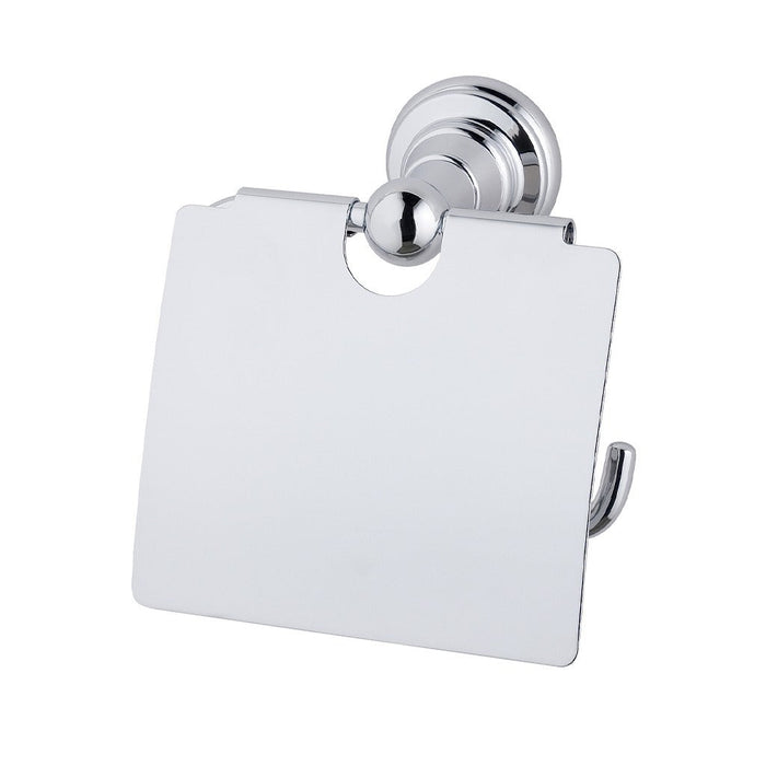 Eastbrook Rockingham Covered Toilet Roll Holder - Chrome