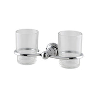 Eastbrook Rockingham Double Tumbler Holder - Chrome