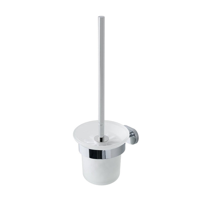 Eastbrook Salerno Glass Toilet Brush Holder - Chrome