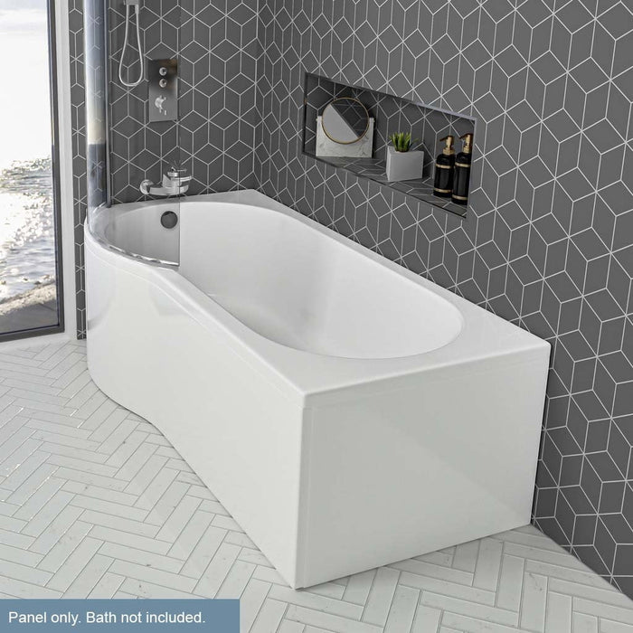 Eastbrook Shannon P Shaped Bath End Panel - 750mm Wide