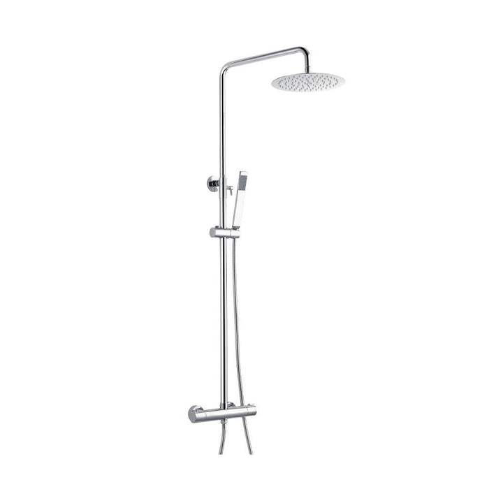 Eastbrook Thermostatic Bar Shower Mixer With Kit - Chrome