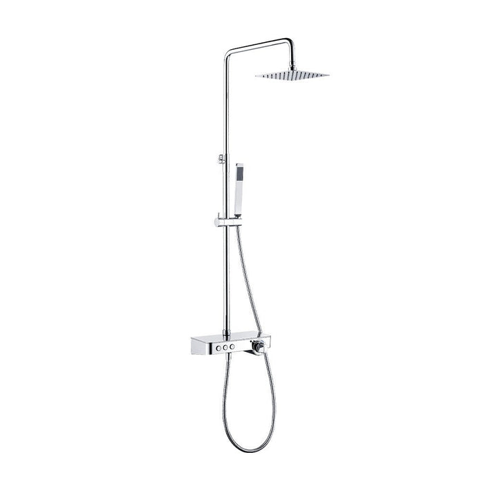 Eastbrook Thermostatic Bar Shower Mixer With Kit And Fixed