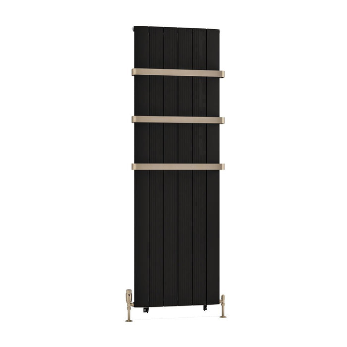 Eastbrook Trent Aluminium Designer Radiator Matt Black