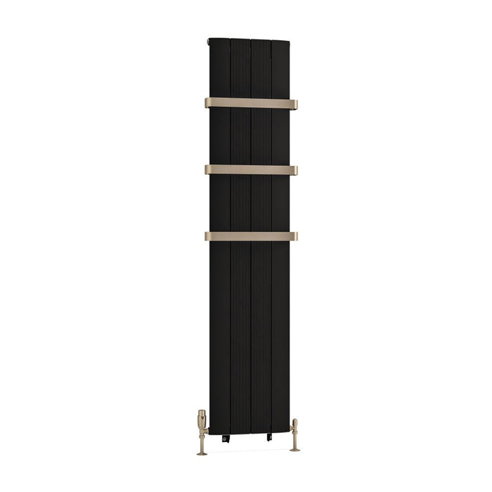 Eastbrook Trent Aluminium Designer Radiator Matt Black