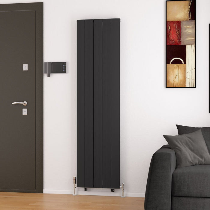 Eastbrook Trent Aluminium Designer Radiator Matt Black