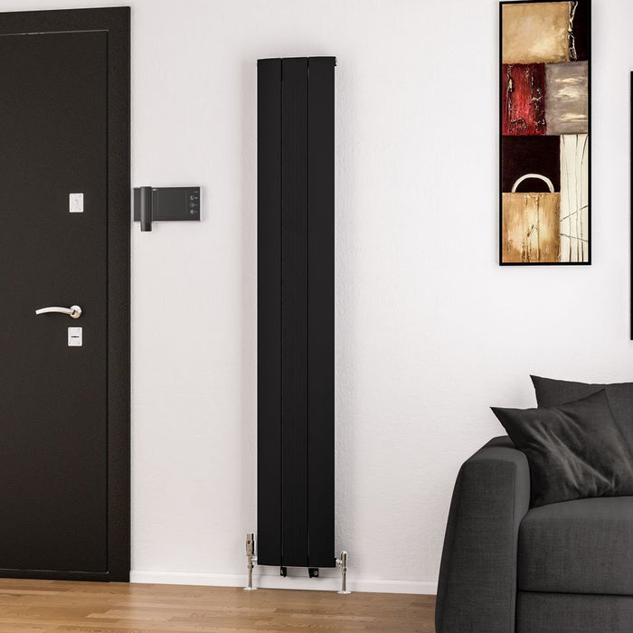 Eastbrook Trent Aluminium Designer Radiator Matt Black