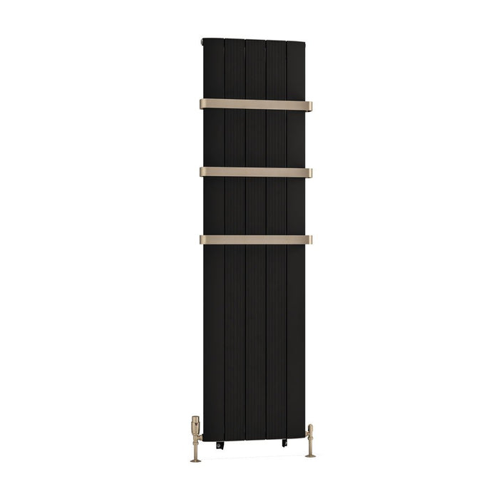 Eastbrook Trent Aluminium Designer Radiator Matt Black