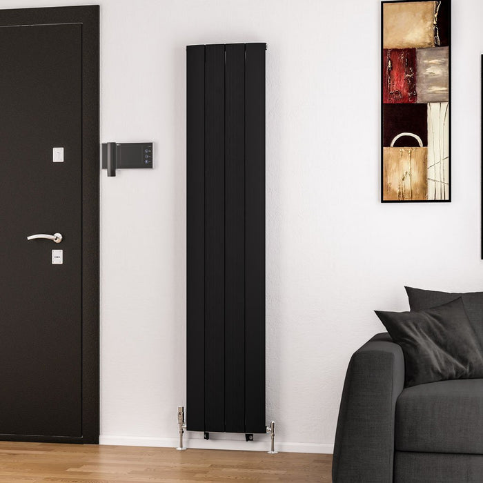 Eastbrook Trent Aluminium Designer Radiator Matt Black