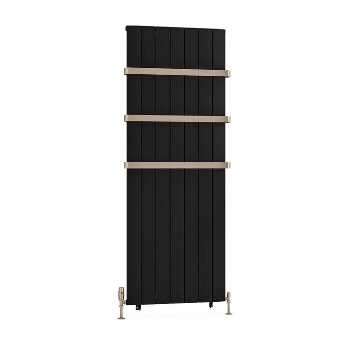 Eastbrook Trent Aluminium Designer Radiator Matt Black