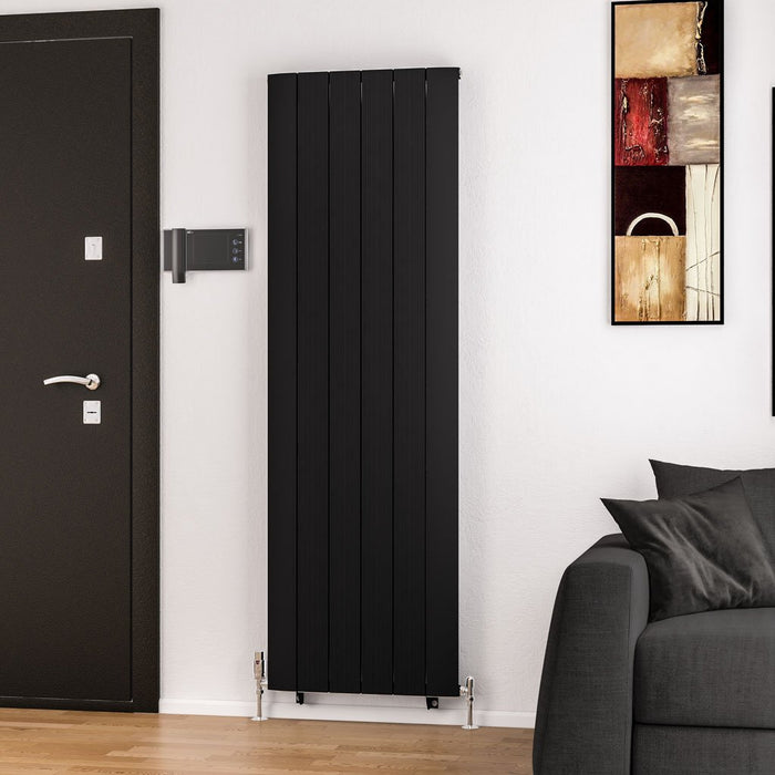 Eastbrook Trent Aluminium Designer Radiator Matt Black