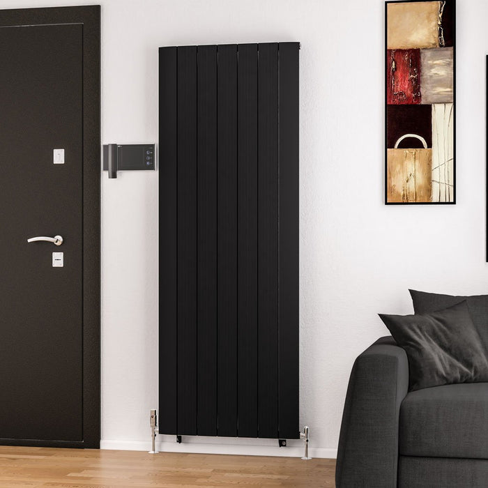 Eastbrook Trent Aluminium Designer Radiator Matt Black