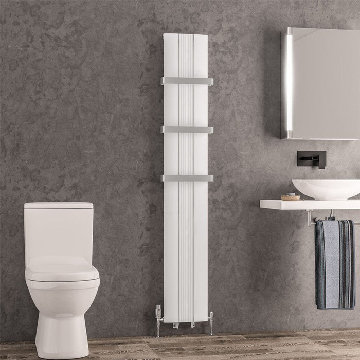 Eastbrook Trent Aluminium Designer Radiator Matt White